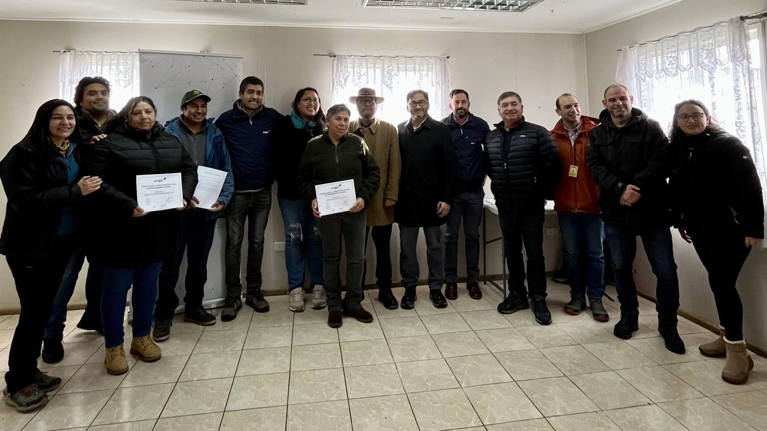 CMPC entregó Fondos para la Reactivación de Emprendimientos Rurales a 3 victorienses