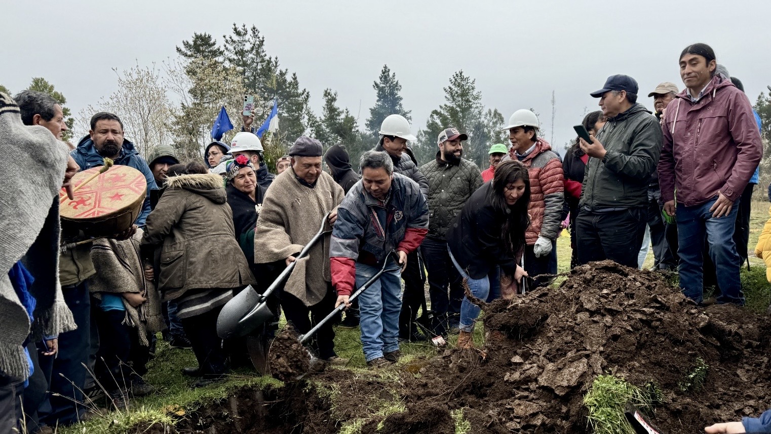 Un sueño cumplido: Primera Piedra da el inicio a las obras del camino Toquihue