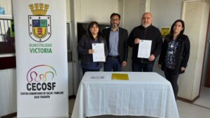 Ya se firmó el Acta de Entrega de Terreno para la Reposición del Cecosf del Bajo Traiguén