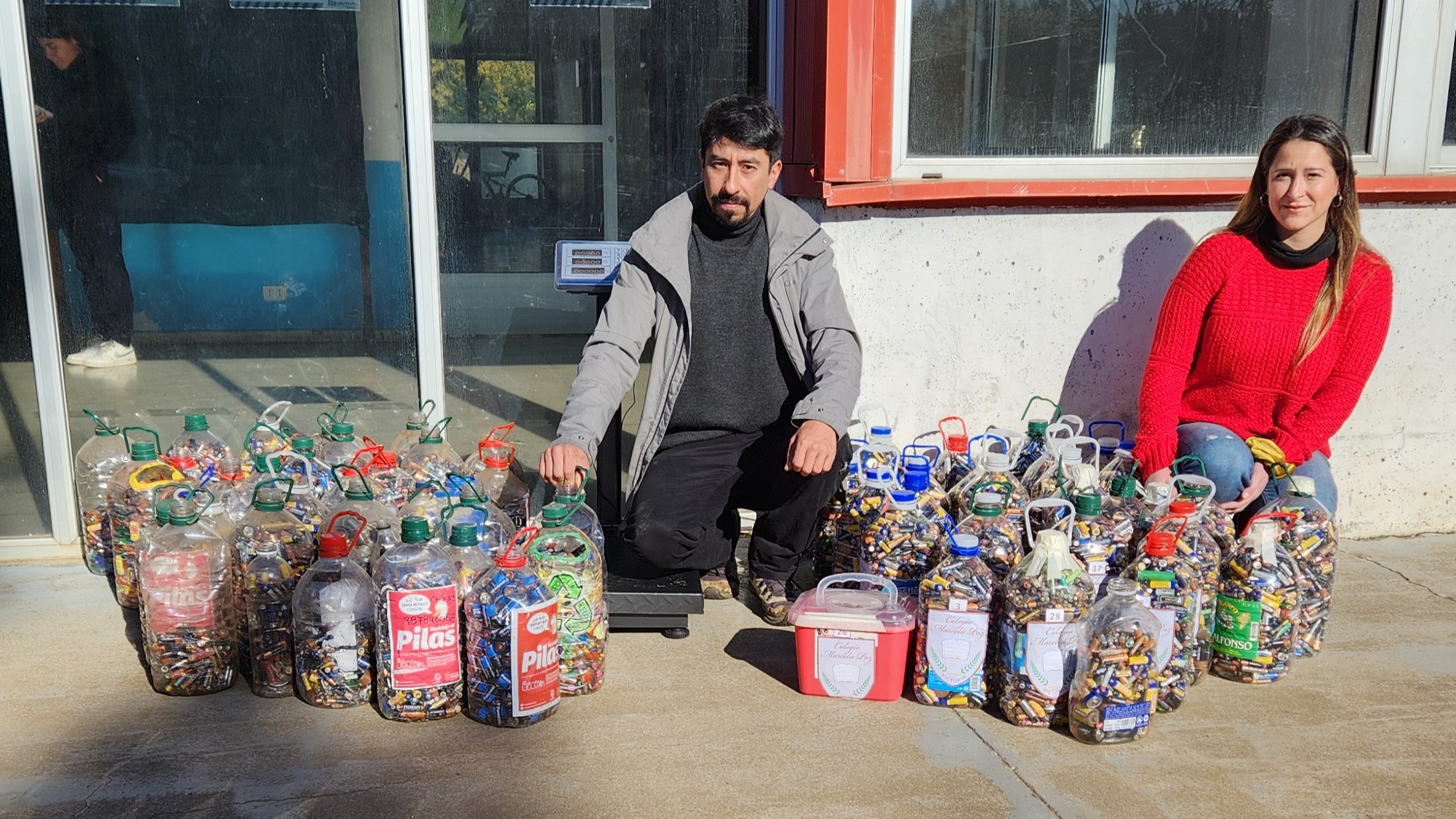 Gran avance en el reciclaje de pilas: media tonelada