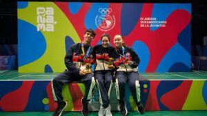 Victoria nicho deportivo: Medalla de Bronce para bádminton en Sudamericano