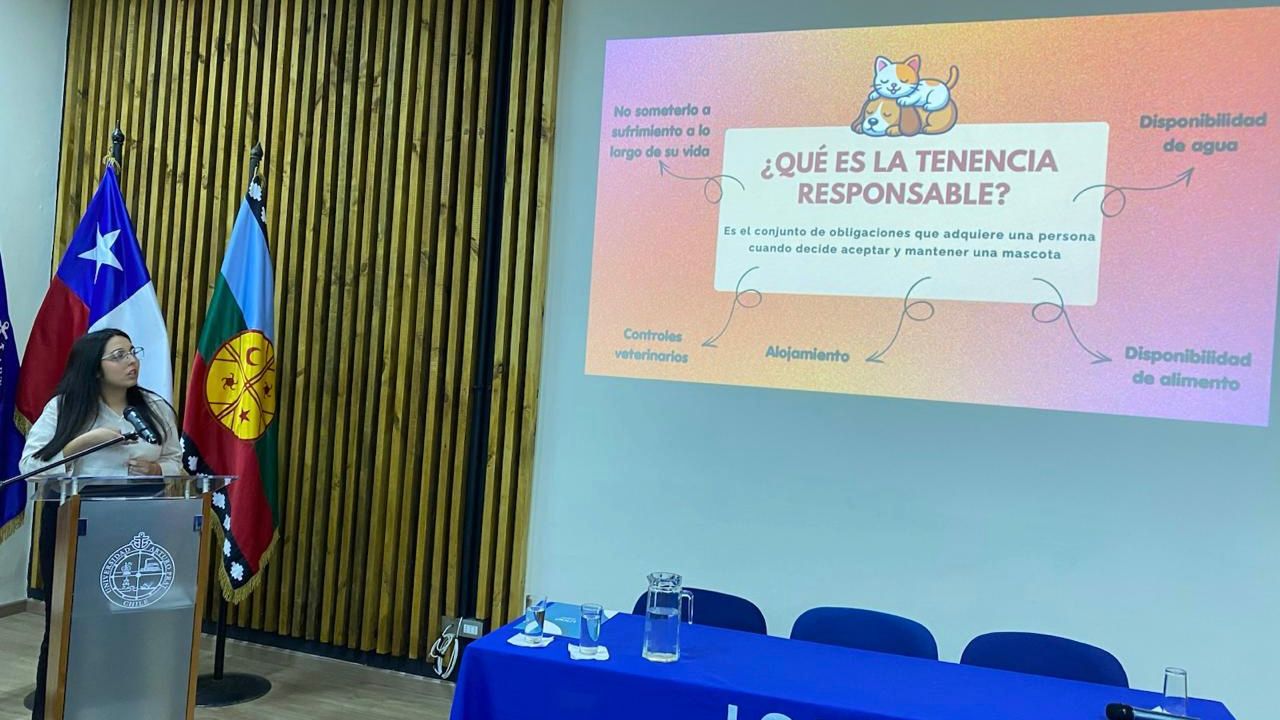 Charla sobre tenencia responsable se realizó en Universidad Arturo Prat